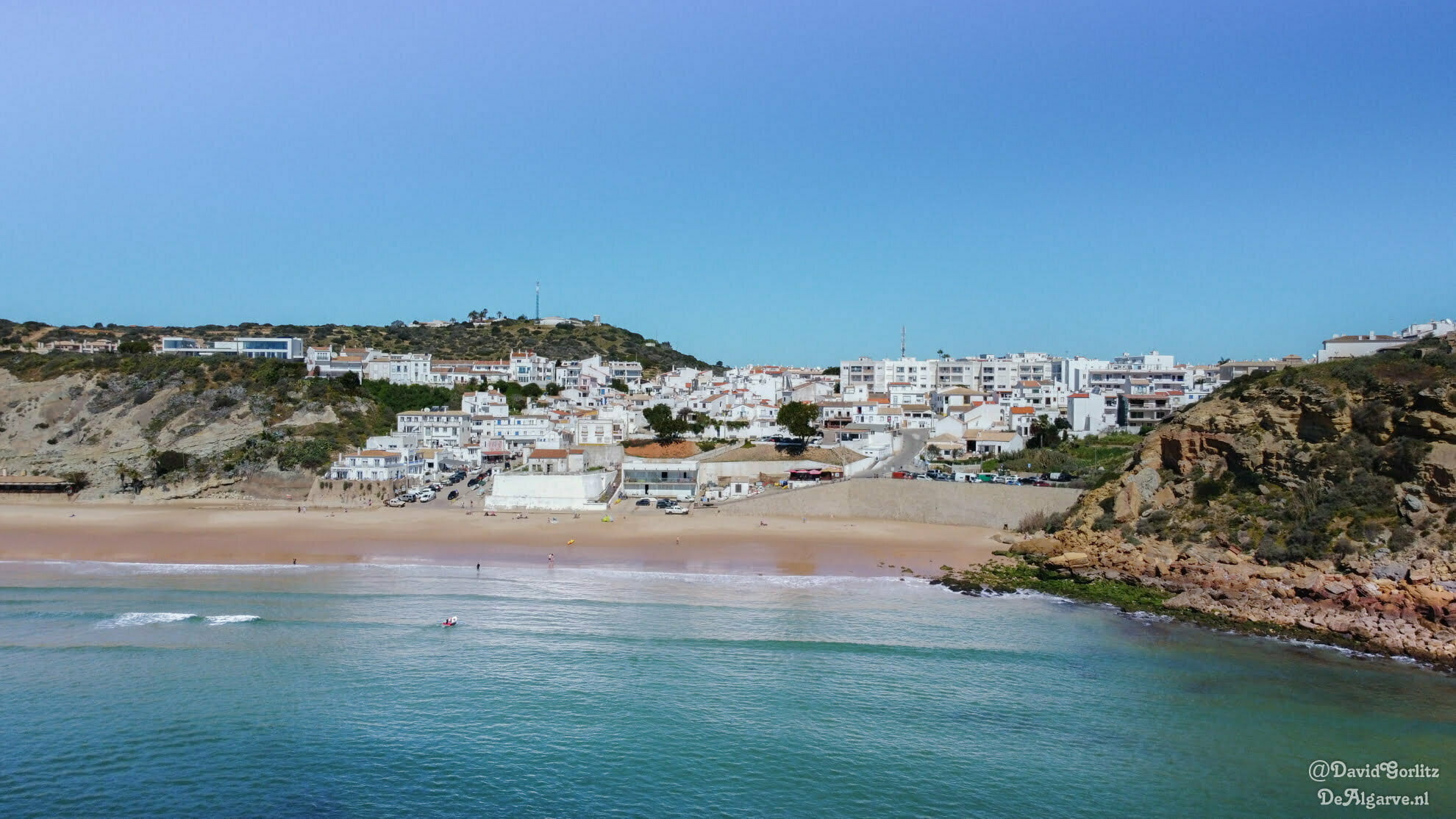 Burgau en Praia da Burgau, Algarve, Portugal