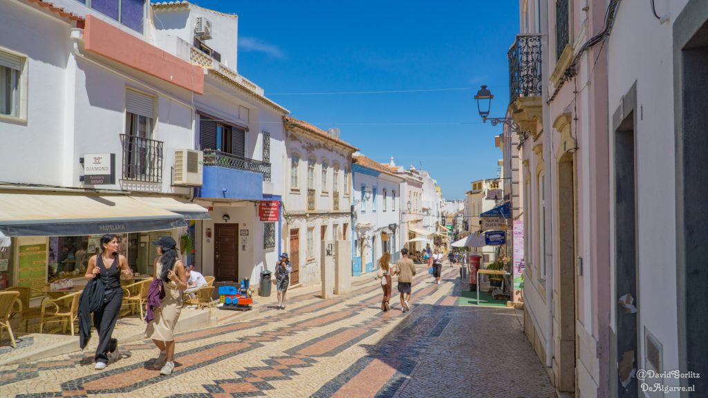 De straten van Lagos in de Algarve