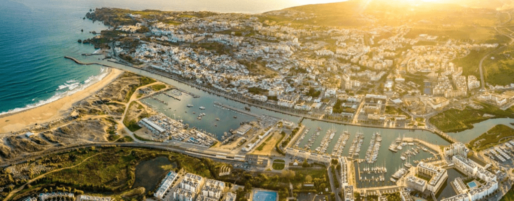 Marina de Lagos, de jachthaven van Lagos in de Algarve