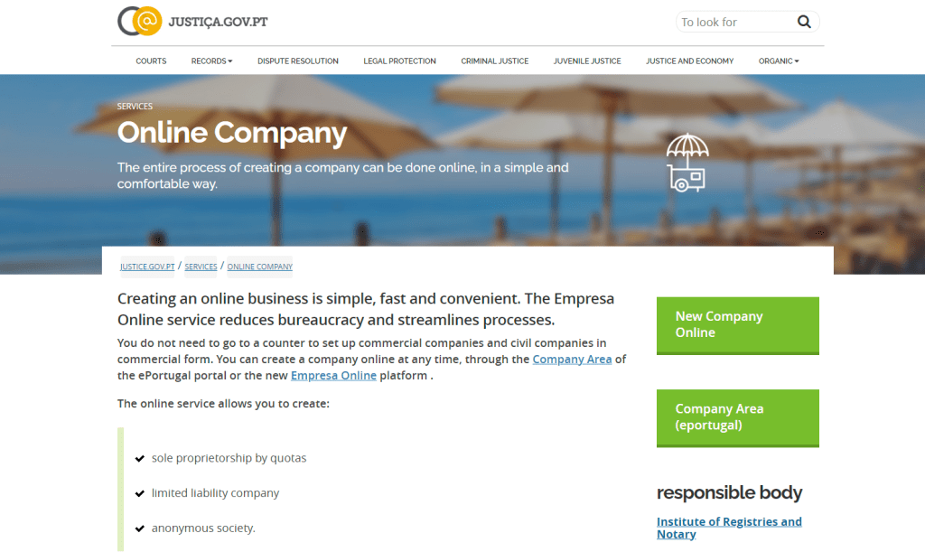 Empresa Online Portugal