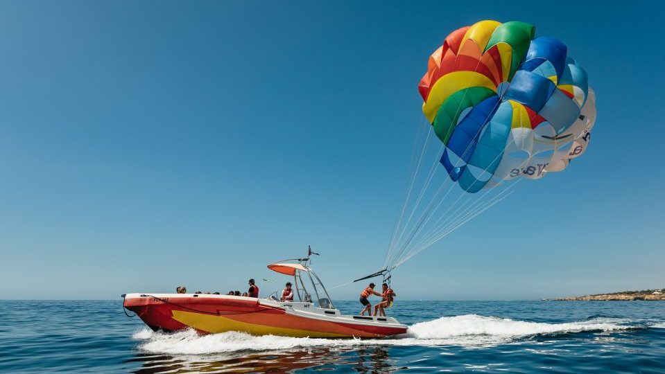 paragliden parachute Albufeira Algarve