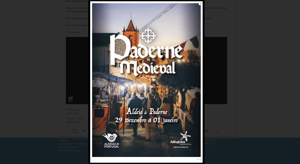 paderne medieval festival algarve