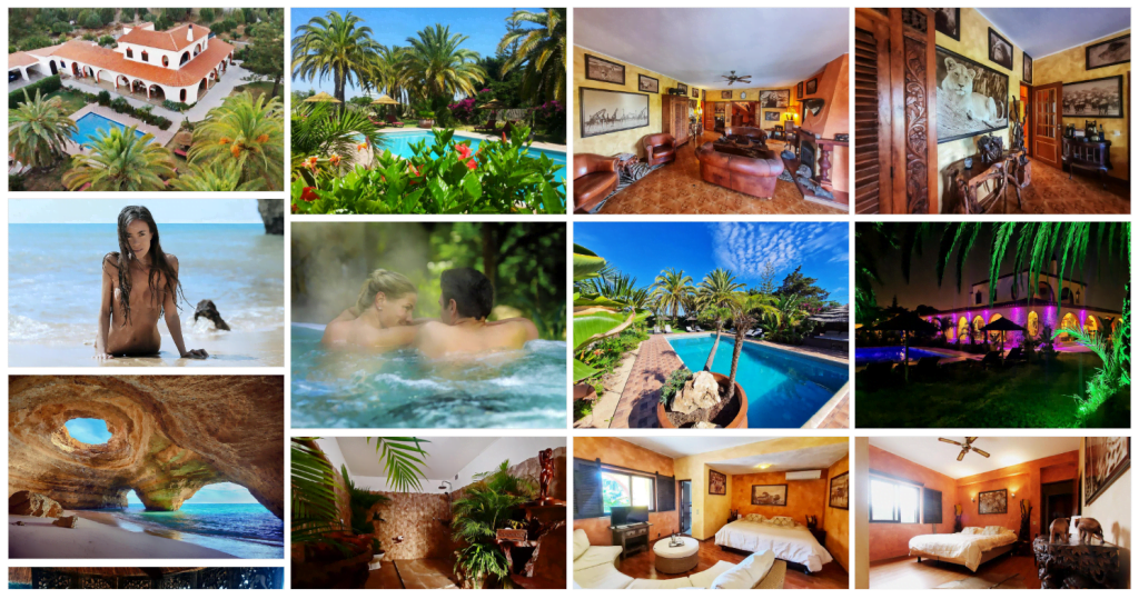 nudisten hotel camping accommodaties Algarve