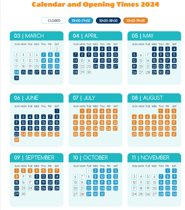 Zoomarine Algarve openingstijden