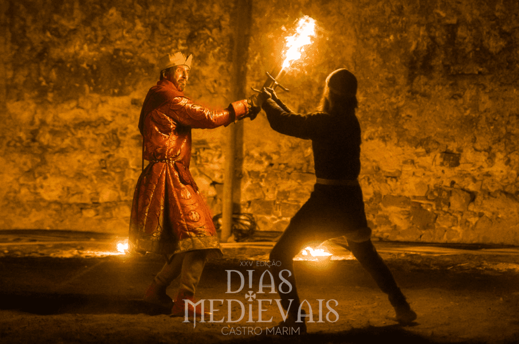 Dias medievais de Castro Marim vuurshow