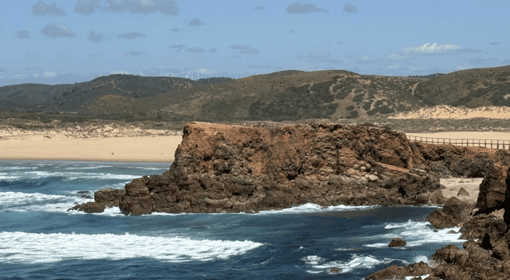 Praia da Bordeira (Carrapateira) Aljezur Portugal stranden