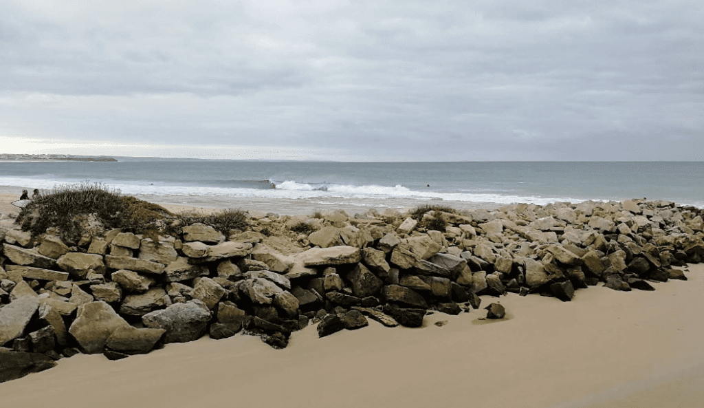 Praia do Molhe Leste Peniche Portugal stranden