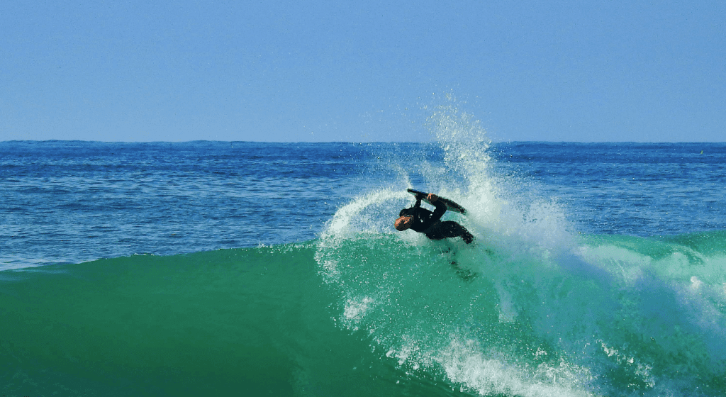 Praia dos Supertubos Peniche Portugal stranden