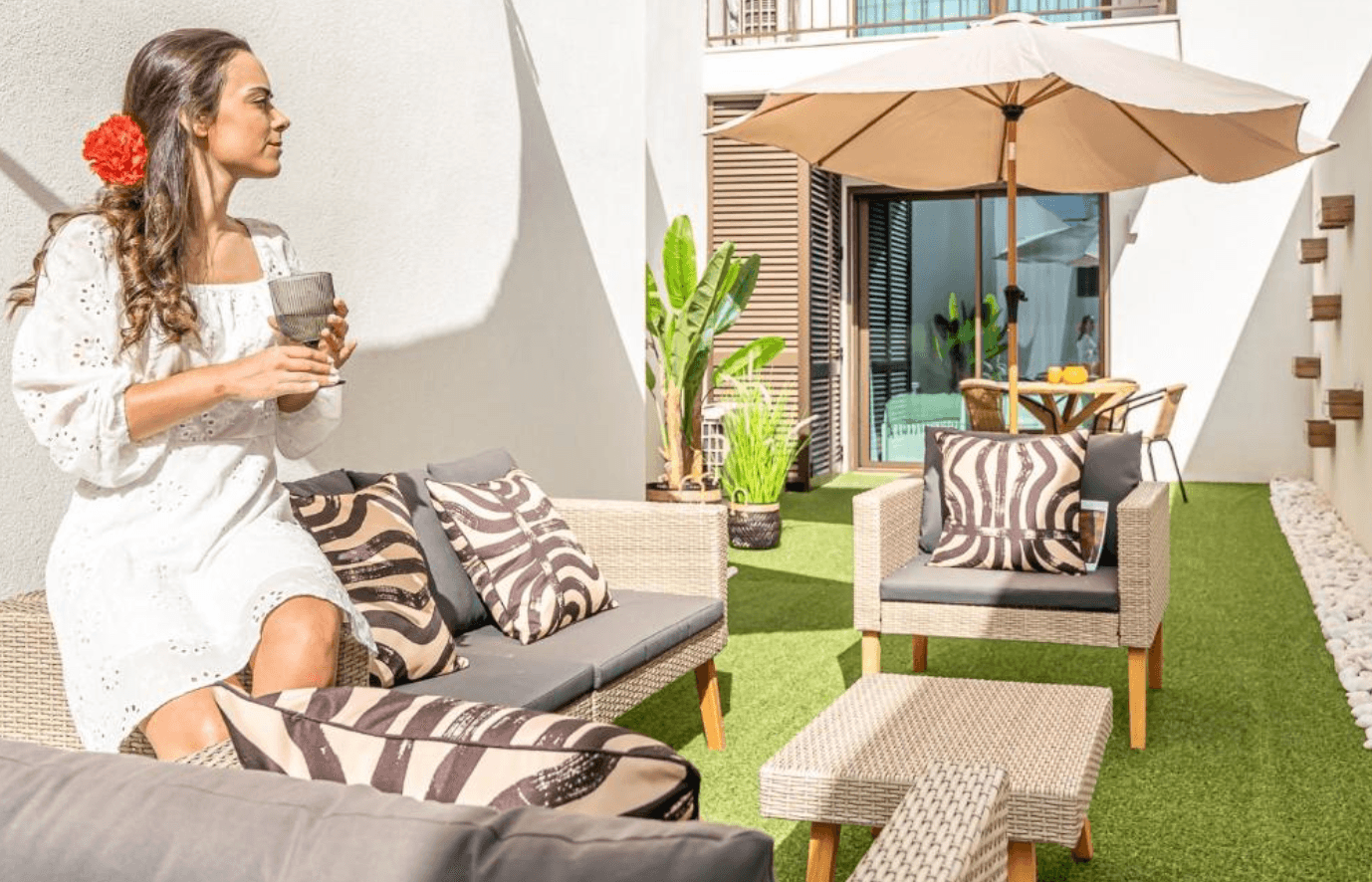 Downtown Luxury Studio – Faro - terras