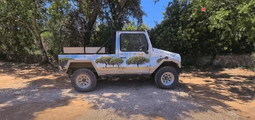Jeepsafari bij zonsondergang 4x4 2 uur Zonsondergang Top Berg Faro/São Brás Alportel